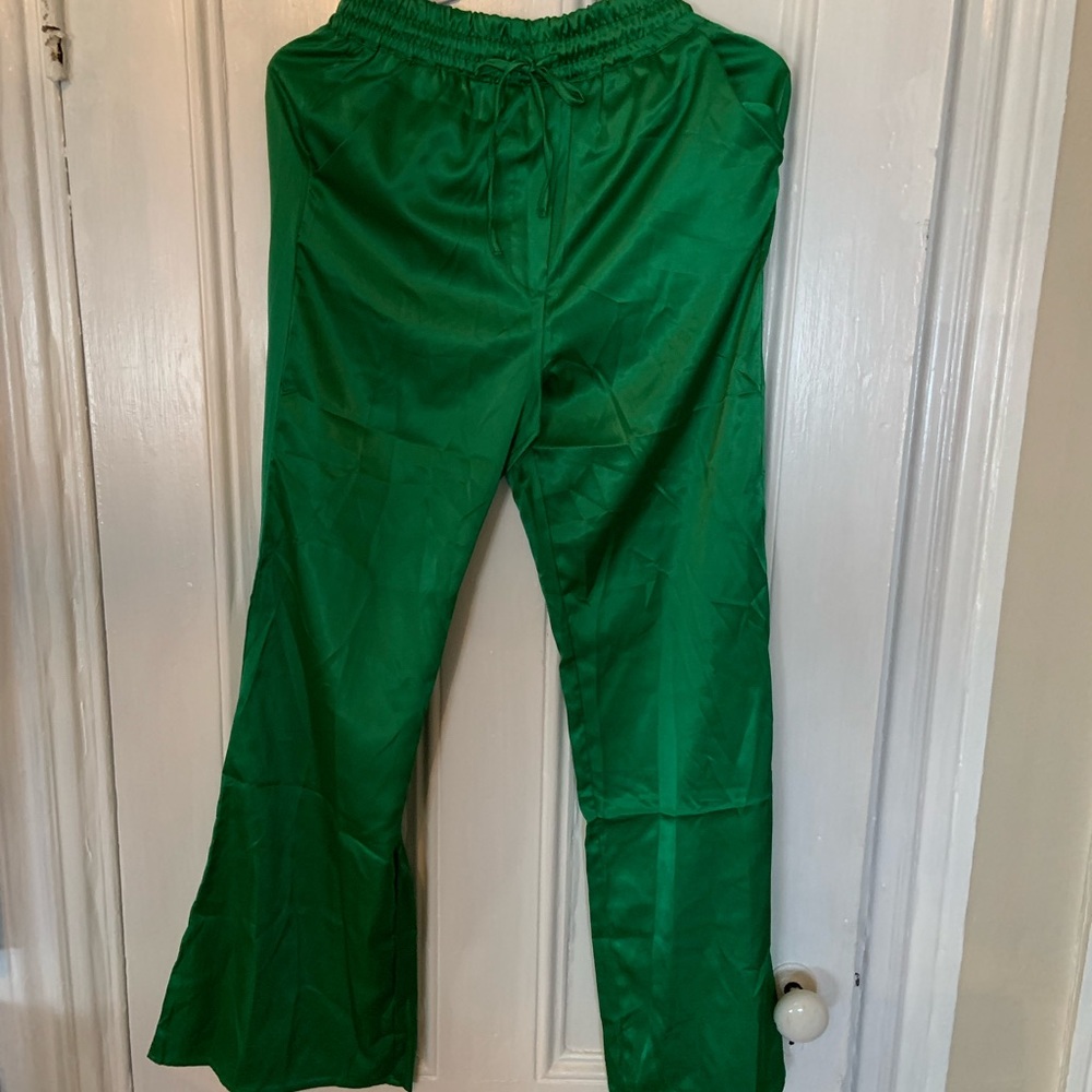 EXTREME satin Wide Leg Pants